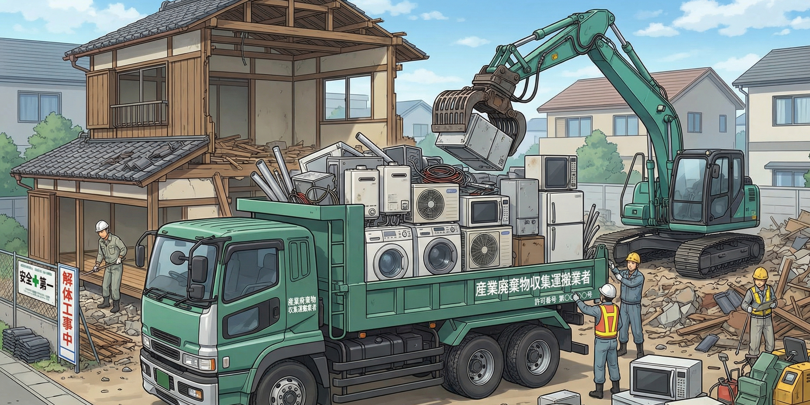 産廃収集運搬のイメージ 行政書士吉村法務事務所