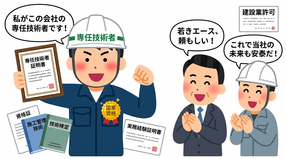 専任技術者のイメージ 行政書士吉村法務事務所